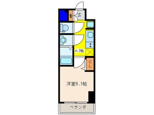 プレサンス難波クチュール(1502)の物件間取画像